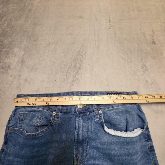 Buffalo David Bitton Jeans Mens 34x29 Blue Ash-X Slim Fit Stretch Denim Zip Fly - Picture 8 of 10